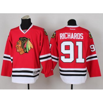 Chicago Blackhawks #91 Brad Richards Red Jersey