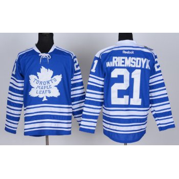 Toronto Maple Leafs #21 James van Riemsdyk 2014 Winter Classic Blue Jersey