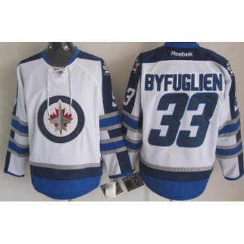 Winnipeg Jets #33 Dustin Byfuglien White Jersey