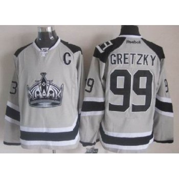 Los Angeles Kings #99 Wayne Gretzky 2014 Stadium Series Gray Jersey