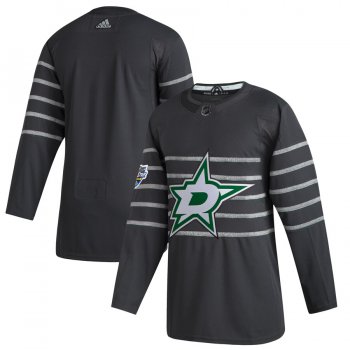 Men's Dallas Stars Blank Gray 2020 NHL All-Star Game Adidas Jersey