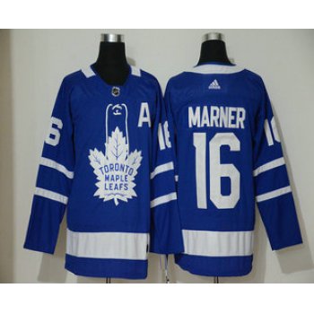 Men's Toronto Maple Leafs #16 Mitchell Marner Royal Blue With A Patch Adidas Stitched NHL Jersey