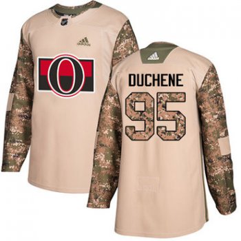 Adidas Senators #95 Matt Duchene Camo Authentic 2017 Veterans Day Stitched NHL Jersey