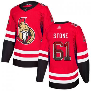 Men's Ottawa Senators #61 Mark Stone Red Drift Fashion Adidas Jersey