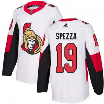 Adidas Men's Ottawa Senators #19 Jason Spezza Authentic White Away NHL Jersey