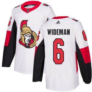 Adidas Men's Ottawa Senators #6 Chris Wideman Authentic White Away NHL Jersey