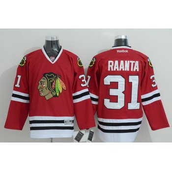 Chicago Blackhawks #31 Antti Raanta Red Jersey