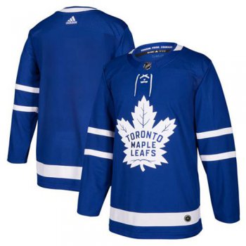 Adidas Maple Leafs Blank Blue Home Authentic Stitched NHL Jersey