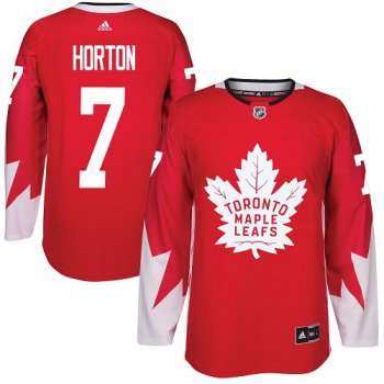 Adidas Toronto Maple Leafs #7 Tim Horton Red Team Canada Authentic Stitched NHL Jersey