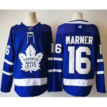 Men's Toronto Maple Leafs #16 Mitchell Marner Royal Blue Home 2017-2018 adidas Hockey Stitched NHL Jersey