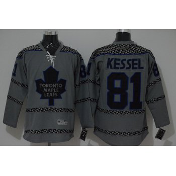 Toronto Maple Leafs #81 Phil Kessel Charcoal Gray Jersey