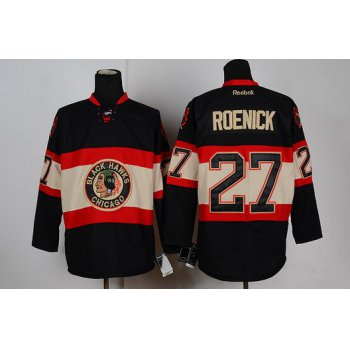 Chicago Blackhawks #27 Jeremy Roenick Black Third Jersey