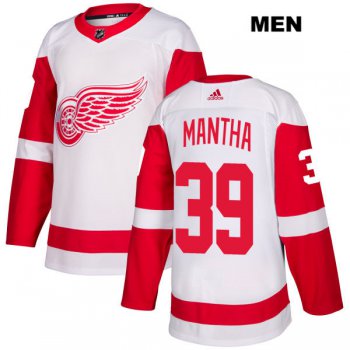 Adidas Detroit Red Wings #39 Anthony Mantha White Away Authentic Stitched NHL Jersey