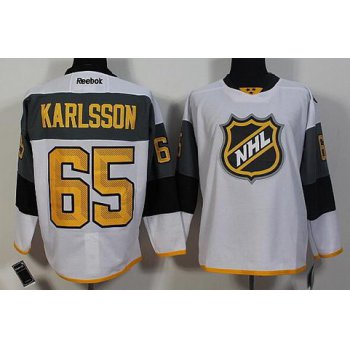 Men's Ottawa Senators #65 Erik Karlsson Reebok White 2016 NHL All-Star Premier Jersey