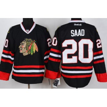Chicago Blackhawks #20 Brandon Saad Black Jersey