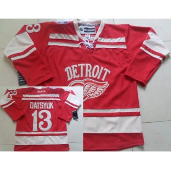 Detroit Red Wings #13 Pavel Datsyuk 2014 Winter Classic Red Jersey