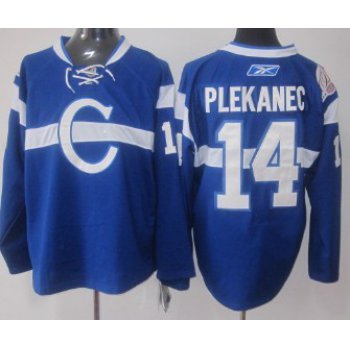 Montreal Canadiens #14 Tomas Plekanec Blue Jersey