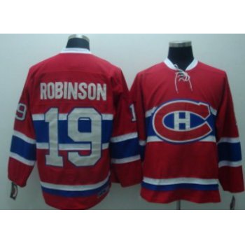 Montreal Canadiens #19 Larry Robinson Red Throwback CCM Jersey