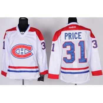 Montreal Canadiens #31 Carey Price White Jersey
