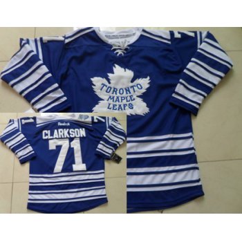 Toronto Maple Leafs #71 David Clarkson 2014 Winter Classic Blue Jersey