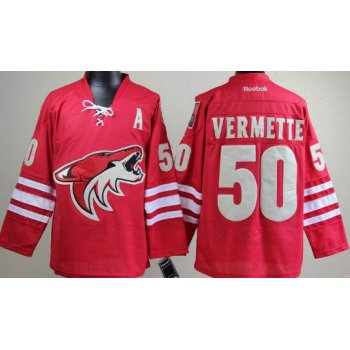 Phoenix Coyotes #50 Antoine Vermette Red Jersey