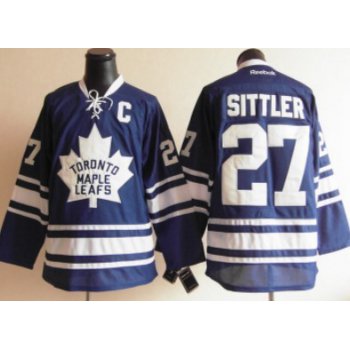 Toronto Maple Leafs #27 Darryl Sittler Blue Third Jersey