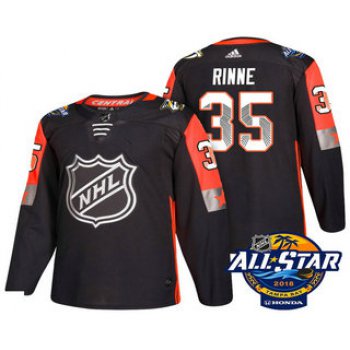 Men's Nashville Predators #35 Pekka Rinne Black 2018 NHL All-Star Stitched Ice Hockey Jersey