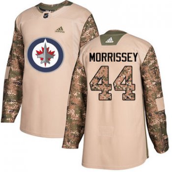 didas Jets #44 Josh Morrissey Camo Authentic 2017 Veterans Day Stitched NHL Jersey