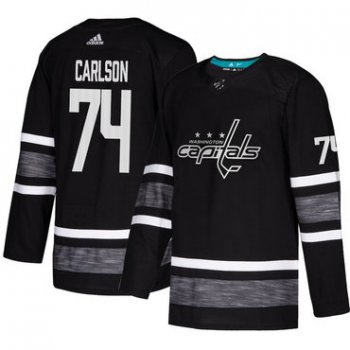 Capitals #74 John Carlson Black Authentic 2019 All-Star Stitched Hockey Jersey