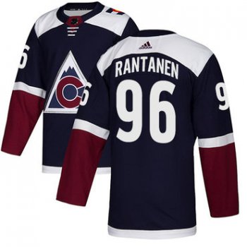 Men's Adidas Colorado Avalanche #96 Mikko Rantanen Navy Blue Alternate Premier Hockey Jersey