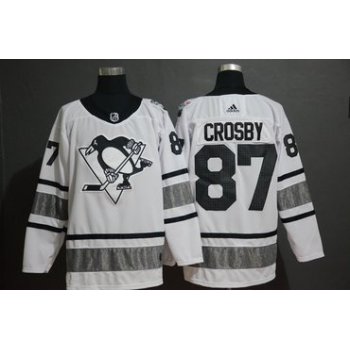 Men's Pittsburgh Penguins 87 Sidney Crosby White 2019 NHL All-Star Game Adidas Jersey