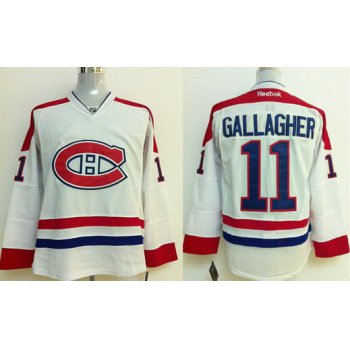 Montreal Canadiens #11 Brendan Gallagher White Jersey