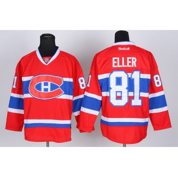 Montreal Canadiens #81 Lars Eller Red CH Jersey