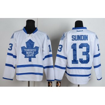 Toronto Maple Leafs #13 Mats Sundin White Jersey