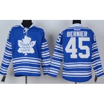 Toronto Maple Leafs #45 Jonathan Bernier 2014 Winter Classic Blue Jersey