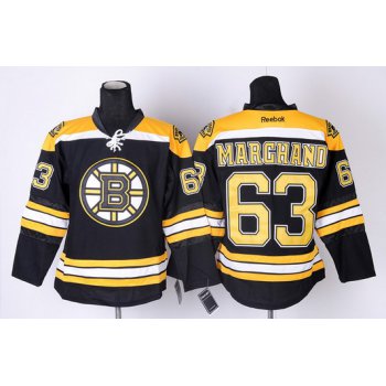 Boston Bruins #63 Brad Marchand Black Jersey
