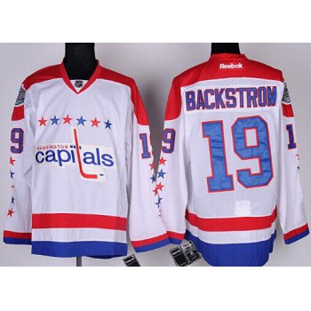 Washington Capitals #19 Nicklas Backstrom White Third Jersey