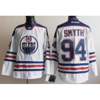 Edmonton Oilers #94 Ryan Smyth White Jersey