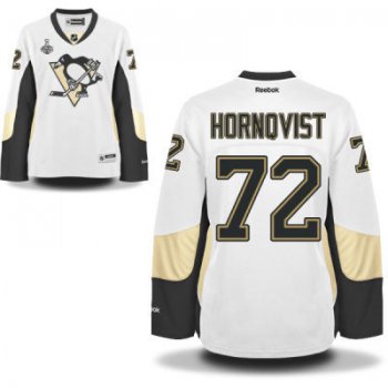 Women's Pittsburgh Penguins #72 Patric Hornqvist White Road 2017 Stanley Cup NHL Finals Patch Jersey