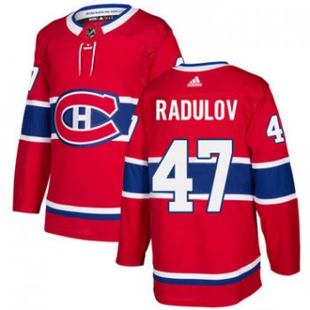 Adidas Canadiens #47 Alexander Radulov Red Home Authentic Stitched NHL Jersey