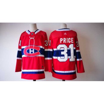 Montreal Canadiens #31 Carey Price Red 2017-2018 Hockey Stitched NHL Jersey