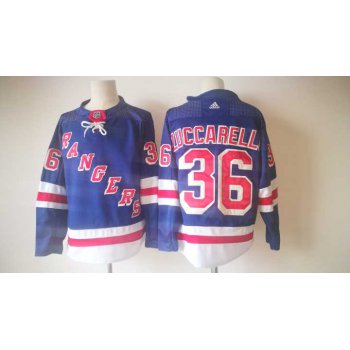 Men's New York Rangers #36 Mats Zuccarello Light Blue Home 2017-2018 Hockey Stitched NHL Jersey