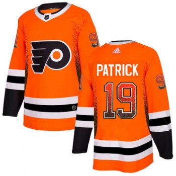 Men's Philadelphia Flyers #19 Nolan Patrick Orange Drift Fashion Adidas Jersey