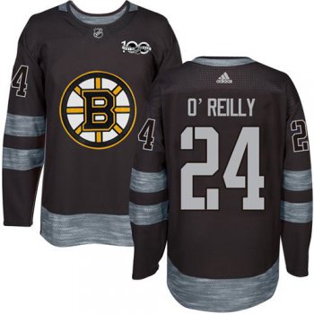Adidas Bruins #24 Terry O'Reilly Black 1917-2017 100th Anniversary Stitched NHL Jersey