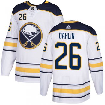 Adidas Buffalo Sabres #26 Rasmus Dahlin White Road Authentic Stitched NHL Jersey