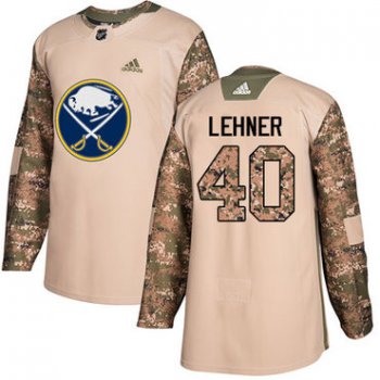 Adidas Sabres #40 Robin Lehner Camo Authentic 2017 Veterans Day Stitched NHL Jersey