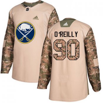 Adidas Sabres #90 Ryan O'Reilly Camo Authentic 2017 Veterans Day Stitched NHL Jersey