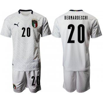2021 Men Italy away 20 white soccer jerseys