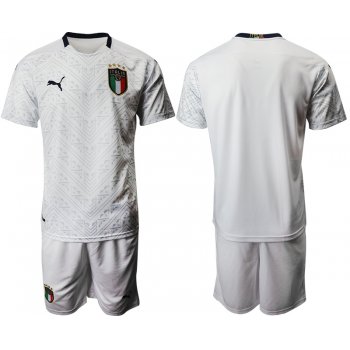 2021 Men Italy away white soccer jerseys