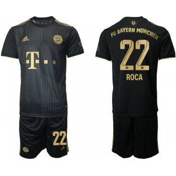 Men 2021-2022 Club Bayern Munich away black 22 Adidas Soccer Jersey
